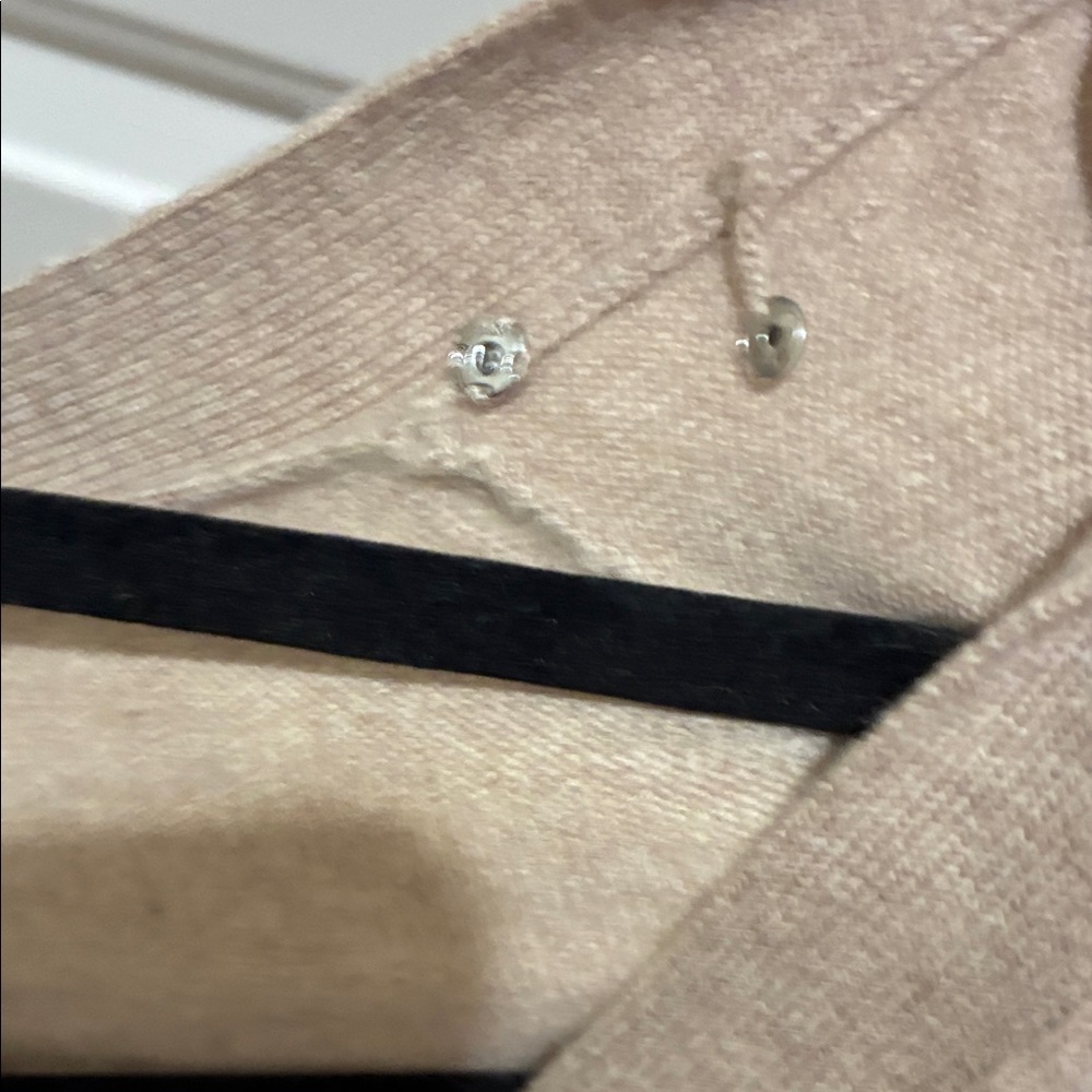 J. Crew Women's Beige cashmere Cardigan Sweater - Picture 3 of 6